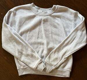 better / together Women's Gray Crewneck Sweatshirt Size S
